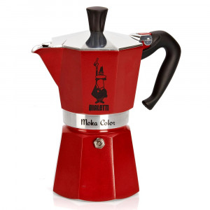 Kawiarka Bialetti Moka Express 6tz czerwona