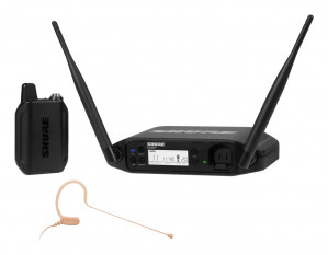 Shure GLXD14+E/MX53-Z4 - Cyfrowy system bezprzewodowy DUAL BAND z nadajnikiem bodypack i mikrofonem nagłownym