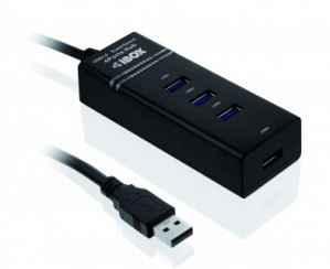 Hub I-box USB 3.0 Czarny 4-porty