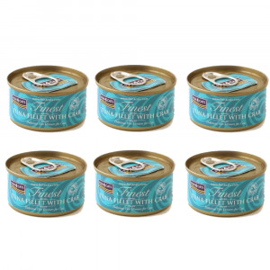 FISH4CATS Filet tuńczyka z krabem - mokra karma dla kota - 6x70g