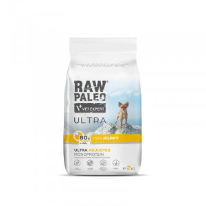 VET EXPERT Raw Paleo Ultra Mini Puppy Indyk - sucha karma dla szczeniąt - 2kg