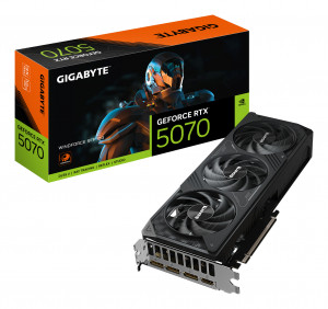 Karta graficzna Gigabyte GeForce RTX 5070 WINDFORCE 12GB (GV-N5070WF3-12GD)