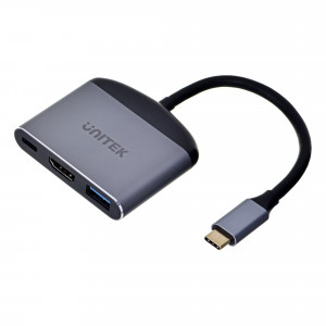 UNITEK ADAPTER USB-C - HDMI 2.1, USB-A, USB-C, PD