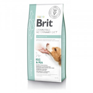 BRIT Grain Free Vet Diets Dog Struvite Jajko & Groszek - sucha karma dla psa - 2 kg