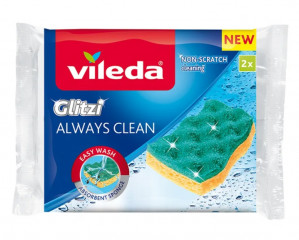 Zmywak wiskozowy Vileda Glitzi Always Clean 2 szt.