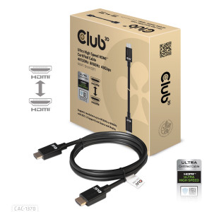 Kabel Club3D CAC-1370 Ultra High Speed HDMI™ Certified Cable 4K 120Hz, 8K60Hz 48Gbps M/M 1.5 m