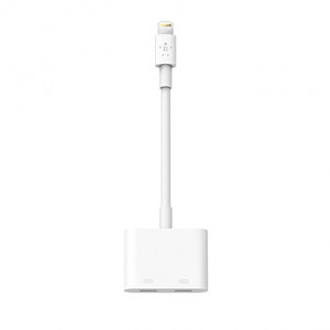 BELKIN ADAPTER LIGHTNING AUDIO + CHARGE ROCKSTAR