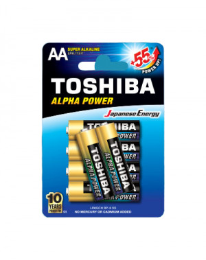 Baterie alkaliczne Toshiba LR6GCH BP-6 (4+2szt)