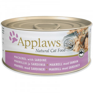 APPLAWS CAT Makrela i sardynki 70g