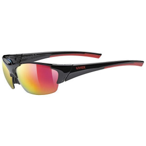 Okulary Uvex Blaze III 2.0 czarno czerwony