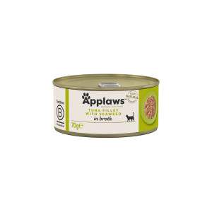 APPLAWS Tuna Fillet with Seaweed in Broth - mokra karma dla kota - 70g