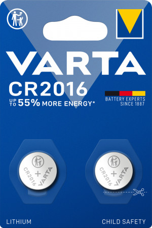 VARTA BATERIA LITOWA CR2016 3V -BLISTER 2 SZT.