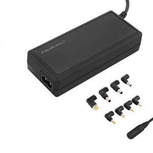 Qoltec automatyczny zasilacz uniwersalny 90w | 8wtyczek 50012.90w