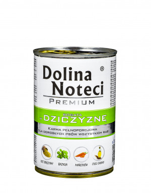 DOLINA NOTECI Premium Bogata w dziczyznę - mokra karma dla psa - 400g