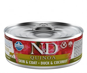FARMINA N&D Cat Quinoa Duck&Coconut Adult - mokra karma dla kota - 80 g