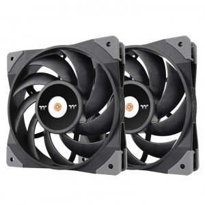 THERMALTAKE TOUGHFAN 12CM 2 PACK BLACK