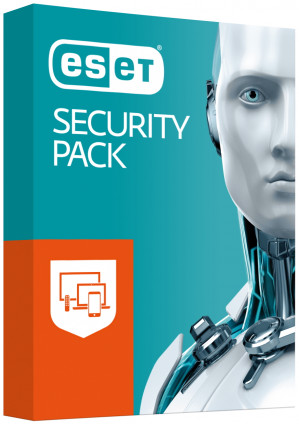 Oprogramowanie antywirusowe ESET Security Pack BOX -3 Stan/12M +3 Smartfony/12M