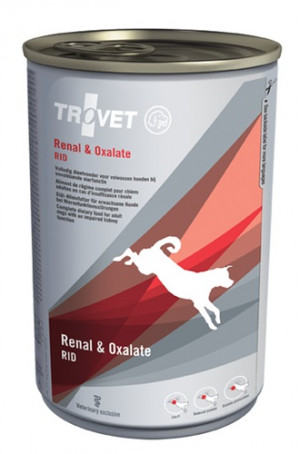 TROVET Renal & Oxalate RID z kurczakiem - mokra karma dla psa - 400 g