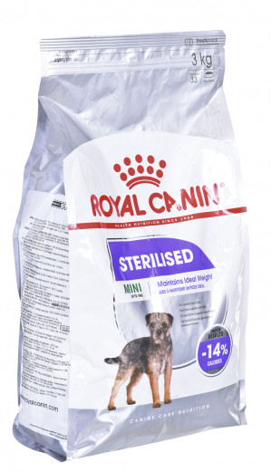 Royal Canin CCN MINI STERILISED - sucha karma dla psa dorosłego - 3kg