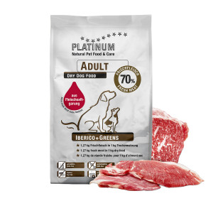 PLATINUM Iberico Greens - półwilgotna karma dla psa - 5 kg