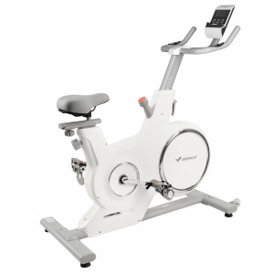 Rower spinningowy MERACH MR-667G-W0, bluetooth&app, 8 poziomów oporu, biały