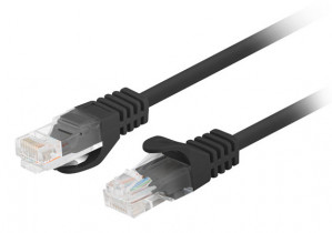 PATCHCORD KAT.6 UTP 2M CZARNY FLUKE PASSED LANBERG 10-PACK