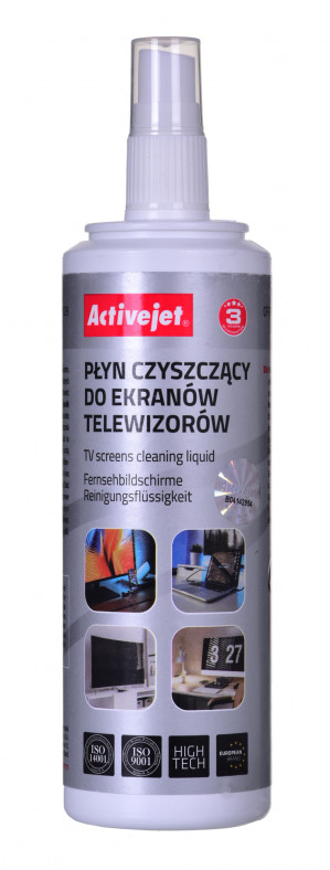Activejet AOC-029 Płyn czyszczący do ekranów telewizorów 250 ml