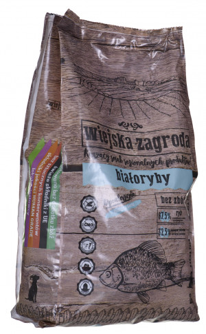 WIEJSKA ZAGRODA białoryby - sucha karma dla psów dorosłych - 2 kg