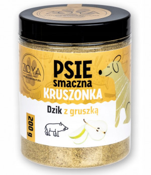 ZOYA Kruszonka Dzik z gruszką - przysmak dla psa - 200g