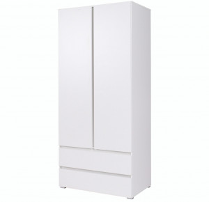 Szafa C2 H.204x92x51 COCO biały mat