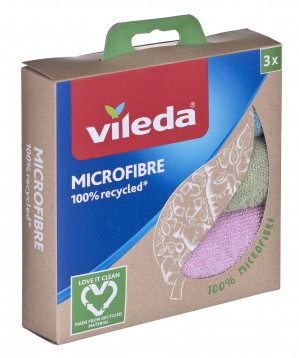 Ściereczka Vileda Mikrofibra 100% Recycled 3 szt.