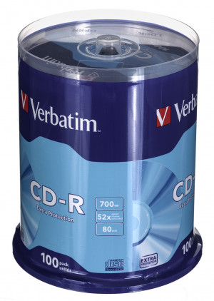 CD-R 700MB 52X EXTRA PROTECTION SP 100SZT