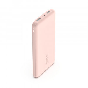 Powerbank Belkin BoostCharge Power Bank 10K 2xUSB-A + 1xUSB-C 10000mAh 15W Rose Gold