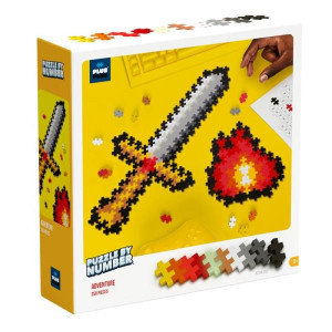 Plus-Plus Puzzle By Number Przygoda 250 Elementów