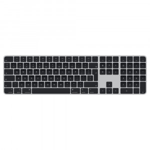 Magic Keyboard with Touch ID and Numeric Keypad for Mac models with Apple silicon - Black Keys - International English