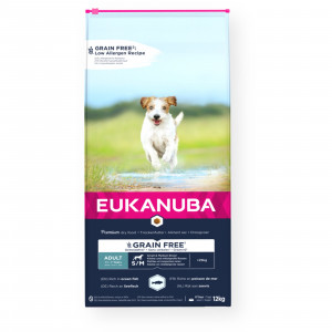 EUKANUBA Mała i średnia rasa dorosły BEZ ZBÓŻ ryba oceaniczna pies 12Kg