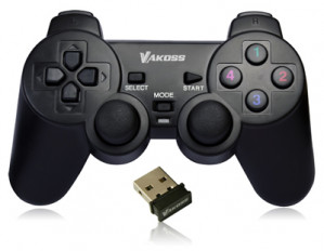 VAKOSS Gamepad Bezprzewodowy z funkcją DUAL SHOCK