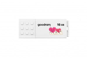 Pendrive GoodRam UME3-0160W0R11-V (16GB; USB 3.0; kolor biały) VALENTINE