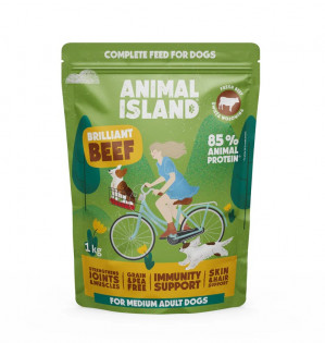 ANIMAL ISLAND Wołowina - sucha karma dla psa - 1kg