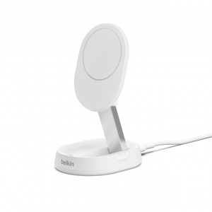 Ładowarka bezprzewodowa Belkin BoostCharge Pro Convertible Magnetic Wireless Charging Stand with Qi2 15W + 20W USB-C Power Supply White