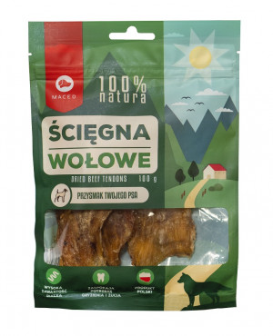 MACED ścięgna wołowe - przysmak dla psa - 100 g