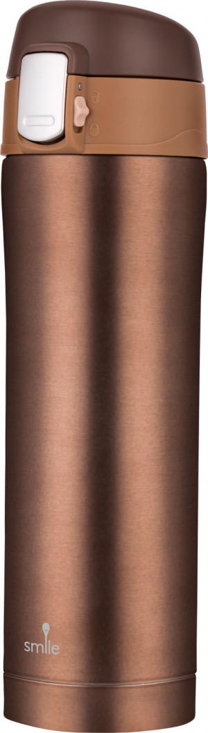 Termos turystyczny 420 ml /brązowy/Smile STT-2/13