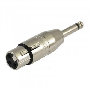 SSQ HA18 - Adapter z żeńskiego XLRa 3 pinowego na męski jack 6,3mm