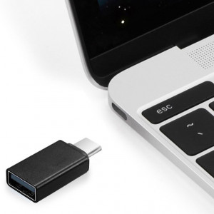 Gembird adapter usb 2.0 (af) -> usb-c (cm) czarny a-usb2-cmaf-01