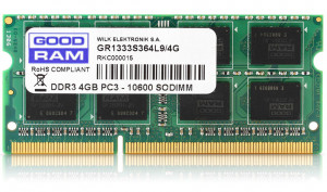 Pamięć Goodram SO-DIMM DDR3 4096MB PC1600 CL11