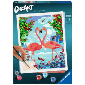 RAVENSBURGER CreArt Zakochane flamingi
