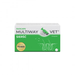 JM SANTE Multiway Vet Duocaps - kapsułki twist-off na sierść i skórę dla psa i kota - 60szt.