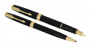 Parker-zestaw pióro Duo+długopis Sonnet czarny GT