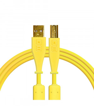 DJ TECHTOOLS - Chroma Cable USB 1.5 m- prosty- żółty
