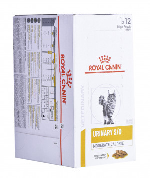 ROYAL CANIN Urinary S/O Moderate Calorie - mokra karma dla kota - 12 x 85g